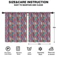 thumbnail image 2 of Blackout Kids Curtains,Boho Bohemia Flower Childrens Insulated Curtains Set Of 2,Bedroom Essentials,Toddler Room Decor 42"x54"(106x137cm), 2 of 4