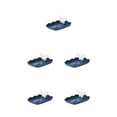 thumbnail image 1 of Transemion Pot Lid Holder with Tray Nonslip Kitchen Multi-purpose Organizer Spatula Pan Stand Cabinet Storage Rack Household Blue 5Set, 1 of 6