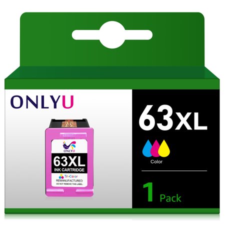 UPC: 0790885558054 | ONLYU 63XL Ink 63 Ink Color Replacement for HP 63XL 63 XL Ink Cartridge Combo Pack for Officejet 3830 4650 4652 4655 5200 5252 5255 5258 Envy 4520 4512 Deskjet 1112 2132 3630 3632 Printer (C  1 Pack)