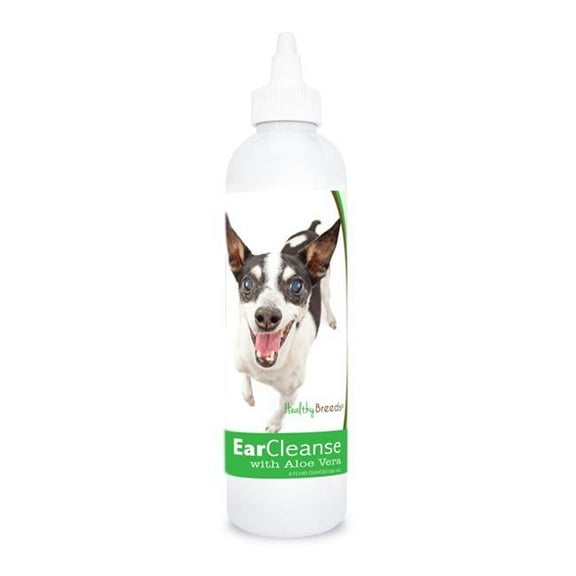 Healthy Breeds 840235197683 8 oz Rat Terrier Ear Cleanse with Aloe Vera Cucumber Melon