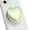 Green, variant on OnTheGrip Compatible with Magsafe Magnetic Cute Glass Heart Design Collapsible Mobile Phone Grip Stand Holder for Smartphone Tablet Cell Phone Accessory (Pink)
