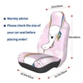 thumbnail image 3 of Fotbe Aerial Yoga for Unicorn Funda para Asiento de Auto con Estampado – Impermeable y Antisudor – Ajuste Universal, Lavable a Máquina, Antideslizante (1 Pieza), 3 of 5