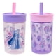 thumbnail image 1 of MAGMALIFE Vaso Entrenador para Niños Twin Tumb, 450 ml (2 Pzs), Popote Flexible Antiderrames, Fácil de Limpiar, Ideal para Viajes, Botella de Agua para Niños, Apto para Lavaplatos, 1 of 8