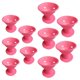 thumbnail image 3 of Worallymy 10 piezas de rizadores de silicona con forma de seta rodillo mágico rizador de hierro herramienta de peinado de bricolaje color rosa Worallymy JD735811920, 3 of 7