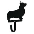 thumbnail image 1 of Village Wrought Iron WH-360-S Corgi Wall Hook - Small, 1 of 1