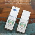 thumbnail image 2 of GFDYREE 20 Pack - 3 Card Badge Holder Up to Three ID Badges - Heavy Duty Vertical Rigid Hard Plastic Case for Multiple Cards - Polycarbonate - Tactical CAC, Smart & Swipe I'd Holders by (Bla, 2 of 7