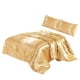 thumbnail image 1 of Moyic Funda de edredón Funda de edredón de seda artificial Cremallera Funda de almohada para dormir Juego de cama Juegos de cama Camello k Moyic HA003632-09, 1 of 1