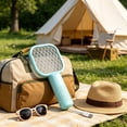 thumbnail image 7 of ACDANC Electric Mosquito Zapper,Indoor Bug Zapper for Bedroom,Handheld Bug Zapper,Indoor,Bug Zapper Racket Rechargeable,4X4In Mesh,Teal,1 Pc, 7 of 7