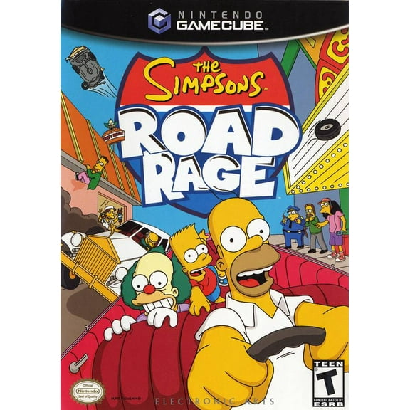 Restored Simpsons Road Rage | Nintendo GameCube (Refurbished)