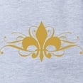 thumbnail image 2 of CafePress - Fleur De Lis Swirls_Light - Cute Infant Baby Football Bodysuit, 2 of 3