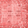 thumbnail image 1 of Ahgly Company Indoor Square Abstract Red Modern Area Rugs, 7' Square, 1 of 4