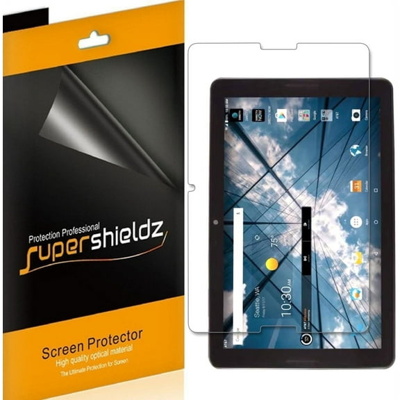 [3-Pack] Supershieldz for AT&T Primetime Screen Protector, Anti-Bubble High Definition (HD) Clear Shield