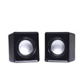 thumbnail image 5 of Altavoces para computadora, mini altavoz con sonido estéreo Altavoz portátil alimentado por USB para computadora, computadora portátil, computadora portátil, computadora de escritorio (negro, 5 of 5