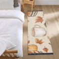 thumbnail image 3 of Yayeee Runner Rug for Bedroom 2'x6' Machine Washable Hallway Non Slip Mat, Fall Mug Pattern, 3 of 8