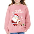 thumbnail image 3 of GZEFJRQM Matching Family Christmas Sweatshirts Christmas Tops Tshirt for Girls Girls' Tops Girls Size 12 Tops Kids Clothes Girls 10-12 Girls Clothes, 3 of 8
