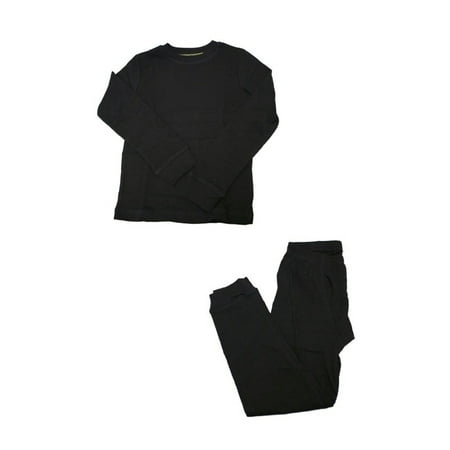 Cuddl Duds Boys' ClimateSmart Thermal Long Sleeve Crew Pants (Best Silk Thermal Underwear)