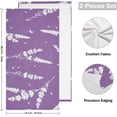 thumbnail image 2 of GZHJMY Lavender Soft Hand Towels, 2 Pcs Absorbent Bath Towel Decorative Fingertip Towels for Bathroom Gym Spa Hotel Beach Swimming Pool,14.4"x 28.3", 2 of 7