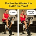 thumbnail image 4 of BulbHead As Seen On TV Slim Cycle Stationary Bike, Most Comfortable Exercise Machine, Thick, Extra-Wide Seat & Back Support Cushion, Recline or Upright Position, Twice The Results in Half The Time, 4 of 9