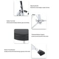thumbnail image 4 of Chaise de Batterie, Structure Stable Tabouret Rembourré Toucher Confortable 42.5-55cm Réglable pour Jouer des Instruments de Musique, 4 of 7