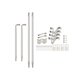 thumbnail image 1 of Kit de extensores de vástago de válvula doble genéricos Kit de inflado de aire de neumáticos dobles Extensión de válvula de neumático de metal para, 1 of 8