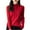 Red-Sweaters, variant on AGWOLF Womens Mock Neck Sweaters Striped Cable Knit Tunic Pullover Lighweight Solid Basic Jumper