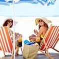 thumbnail image 3 of Outdoor Chair Arm Beverage , Water Flask Sleeve, Two Strap Nylon , Camp Ready Cup , Compact Travel, 3 of 8