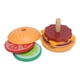 thumbnail image 5 of Juego de cocina de comida rápida para niños, madera compuesta, forma bonita, mejora la habilidad de coordinación, juguetes para jugar a las casitas, hamburguesa, 5 of 5