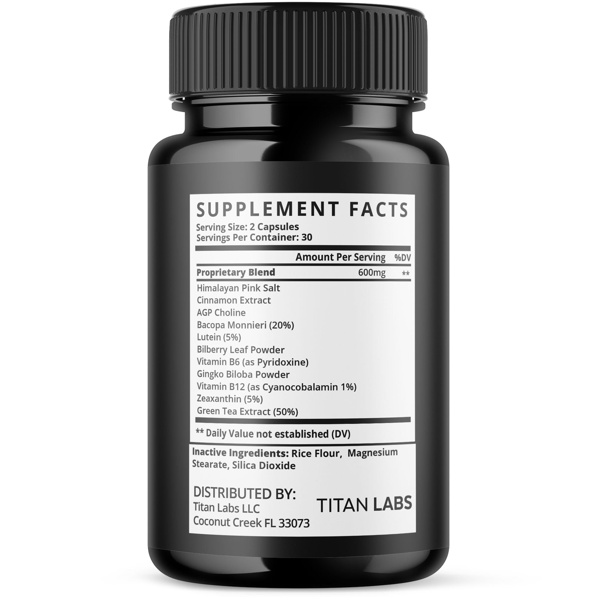 CogniHoney Advanced Brain Support Formula Supplement Cogni Honey Vitamins 60 Day Supply 120 Capsules
