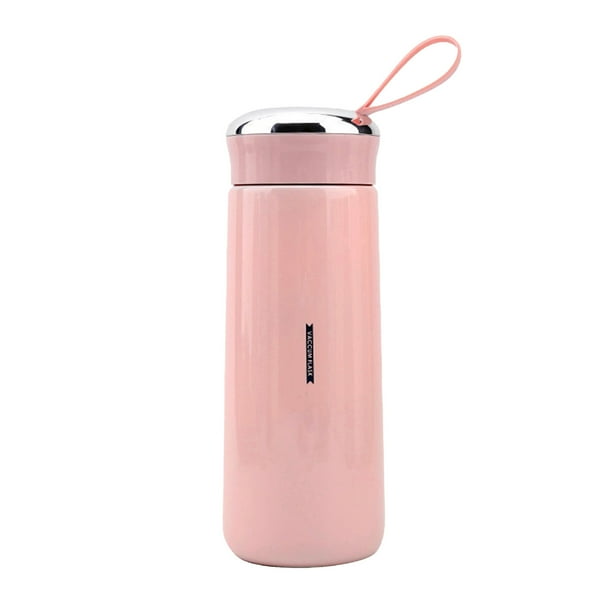 Botella térmica de 400 ml, botella deportiva de metal a prueba de fugas para mantener las bebidas calientes o frías, ideal para deportes al aire libre y acampadas