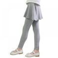 thumbnail image 4 of Gyratedream Girls Leggings with Skirt Warm Kids Leggings Tutu Pants Footless Stretchy Tights 3-11 Years, 4 of 6