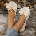thumbnail image 5 of Samdudou Ballet Flats Closed Toe Bow Knot Slip On Flat Summer Casual Dressy Everyday Ladies Office Style Footwear Outdoor Vacation Daily Wear Lightweight Walking Modern Trendy, 5 of 5
