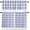 Watercolor Plaidbbs5294, variant on 3 Piece Farmhouse Sky Blue Kitchen Curtains, Tier and Valance Rod Pocket Window Curtains Set Watercolor Buffalo Check Grid Cafe Curtains for Kitchen Valances Window Treatment 54X18in+27x24in×2