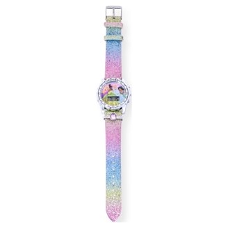 Disney Frozen II Unisex Childrens LCD Watch with Dangling Snow