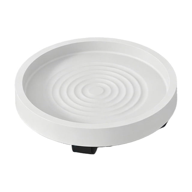 EGNMCR Décoration pour la Maison, Décoration de Pièce, Décoration Murale Support de Pot de Fleurs à Roulettes Robuste et Durable Support de Pot de Fleurs Roulant en Plastique Convient à une Utilisation Intérieure et Extérieure pour Pots de Fleurs Jardinières Palette en Plastique