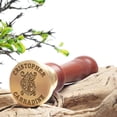 thumbnail image 1 of Custom Wax Seal Stamp Personalized Name and Initial- USA Handcrafted, 1 of 4