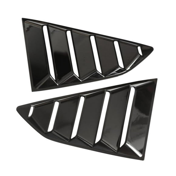 Cubierta de Ventición Sunnimix 2 Piezas 1/4 Negra Para Ventana 16-18