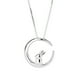 thumbnail image 1 of Collar con colgante de luna de conejo de plata de ley S925, 1 of 5