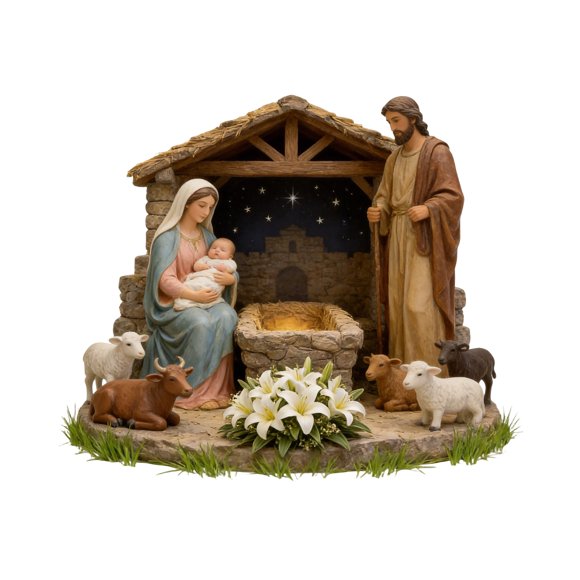 Exquisite Christ Figurine Desktop Ornament For Home Church And Inspiration