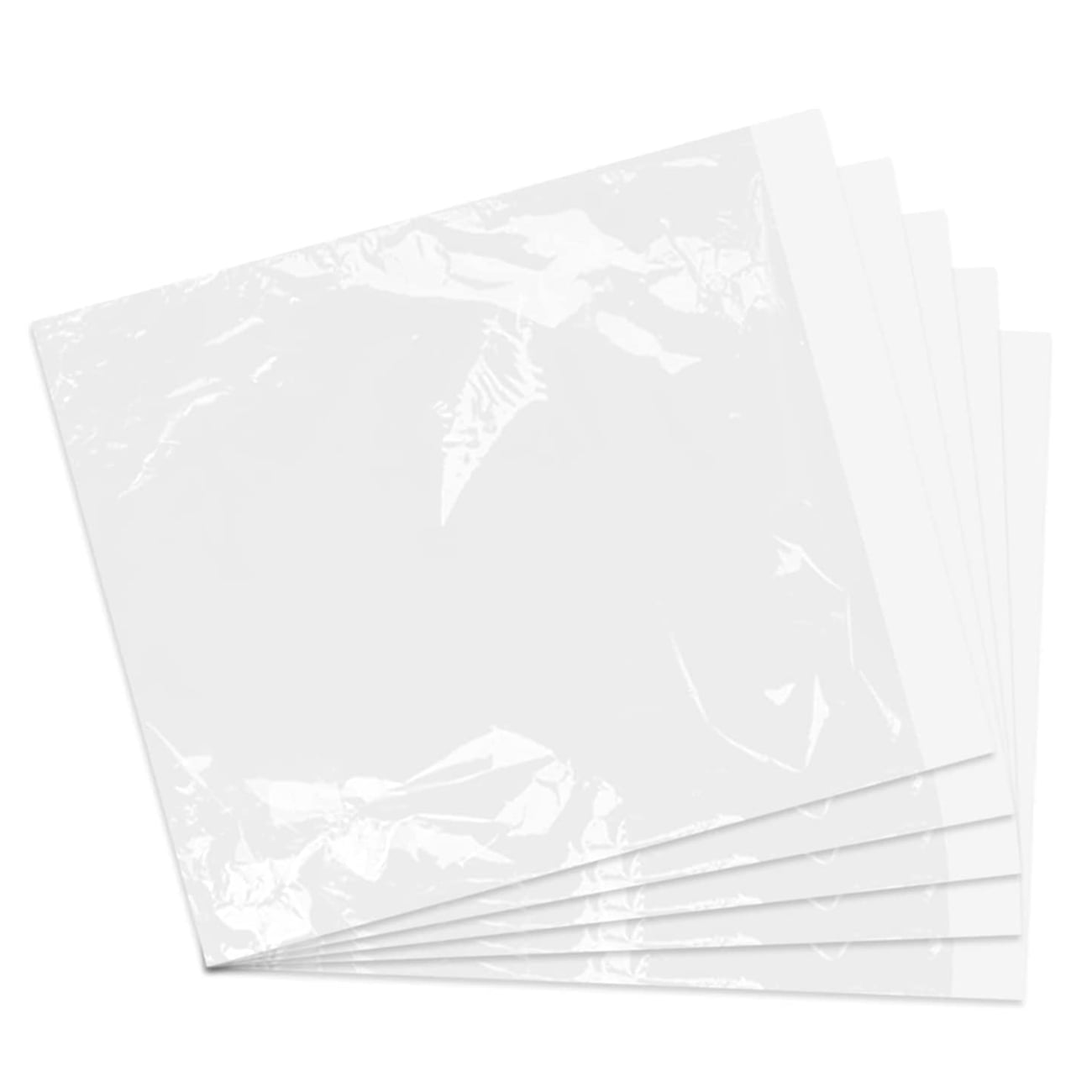NefLaca Clear Self Adhesive Packing List/Shipping Label Envelopes Pouches (4.5" x 5.5", 500 Count)