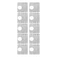 thumbnail image 3 of Placa de reparación de bisagras para puertas de gabinetes, 30 piezas, placa de fijación de reparación de bisagras de acero inoxidable de 9 x 9 cm, 3 of 15