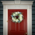 thumbnail image 2 of National Tree Company 24 inch Artificial Spring Wreath with Dahlia, Peony, and Hydrangea Blooms, Realistic Floral Decoration for Front Door or Indoor Décor, 2 of 3