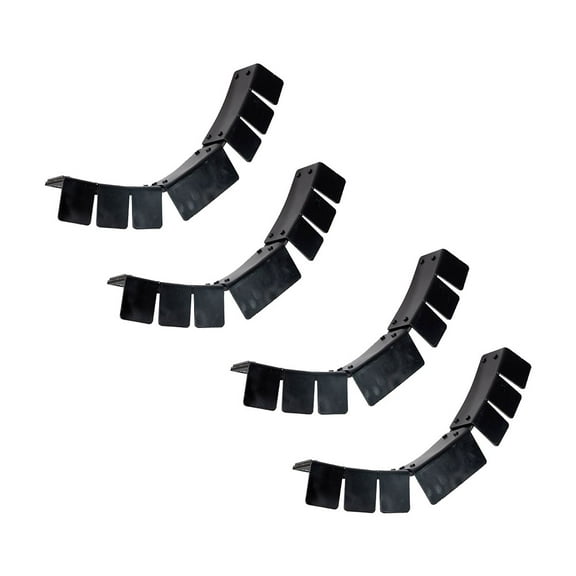 2 Pack 24" Long Steel Coil Edge Protector w/ Rubber Pads - Steel Powder Coated Heavy Duty Corner Protector Ideal for Industrial Processes, Transportation, and Storage