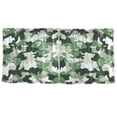 thumbnail image 7 of Yayeee Kitchen Curtains Tier Set of 2 Light Filtering 57"x24" Over Sink Window Panels, Army Green Camouflage Pattern, 7 of 7