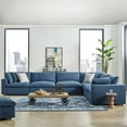 thumbnail image 4 of Modway Commix 6 Piece Down Filled Overstuffed Sectional Sofa Set in Azure, 4 of 9