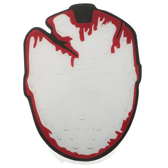 KAKOWELY Espejo con mancha de sangre de Halloween, espejo acrílico de Halloween, espejo de pared de Halloween, decoración del hogar
