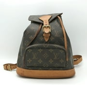 Pre-Owned LOUIS VUITTON Monogram Montsouris MM Rucksack Daypack Bag Brown PVC Women's Men's Fashion M51136 (Fair)