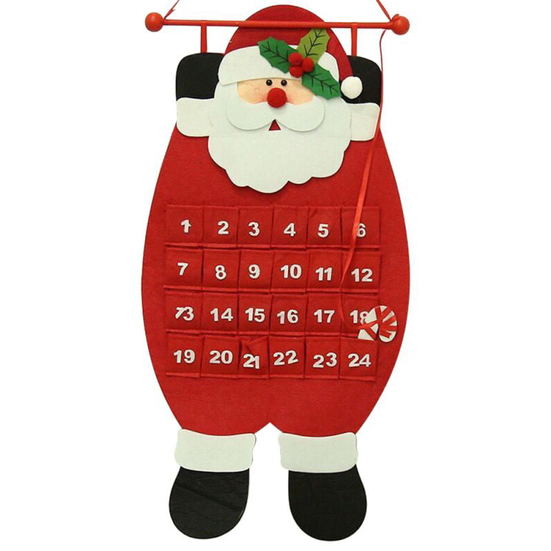 Details about   Santa Claus Count Down to Christmas Calendar Blocks Primitives by Kathy 