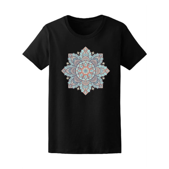 Indian Floral Mandala Henna Tee Women's -Image by Shutterstock