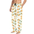 thumbnail image 2 of FORMRS Mens Pajama Pants with Pockets Sleepwear Lounge Bottoms Sizes S-2XL, Orange, 2 of 7