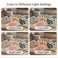 thumbnail image 7 of ODIKA 8'x10' Washable Area Rug Pastel Floral Whimsy Artistic Design Vibrant Botanical With Playful Modern Twist for Living Room, Under Sectional, Family , Durable, Non-Slip, 7 of 7